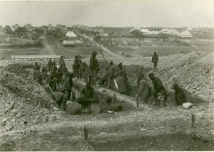 Construction of Cemetery (Photos from National Archives) photo