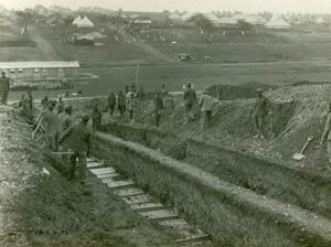 Construction of Cemetery (Photos from National Archives) photo