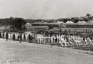 Construction of Cemetery (Photos from National Archives) photo