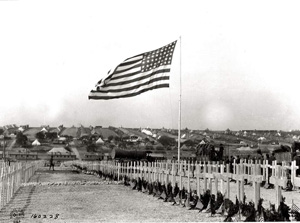 Construction of Cemetery (Photos from National Archives) photo