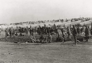 Construction of Cemetery (Photos from National Archives) photo