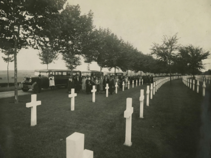 Aisne-Marne American Cemetery in 1930