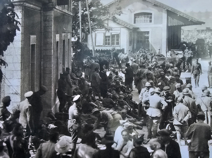 Montmirail Train Station in 1918